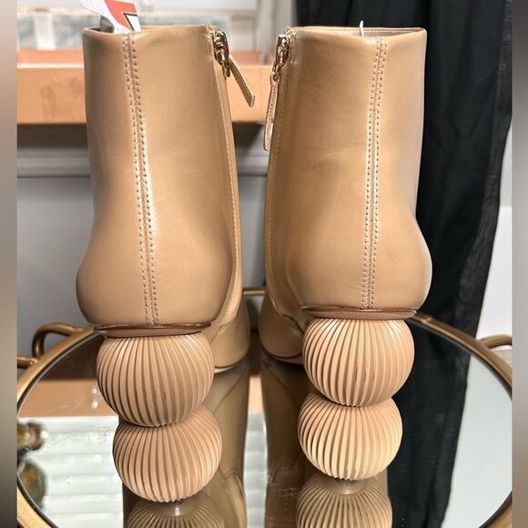 Cult Gaia Cam Bauble-Heel Leather Ankle Boots - Picture 12 of 15